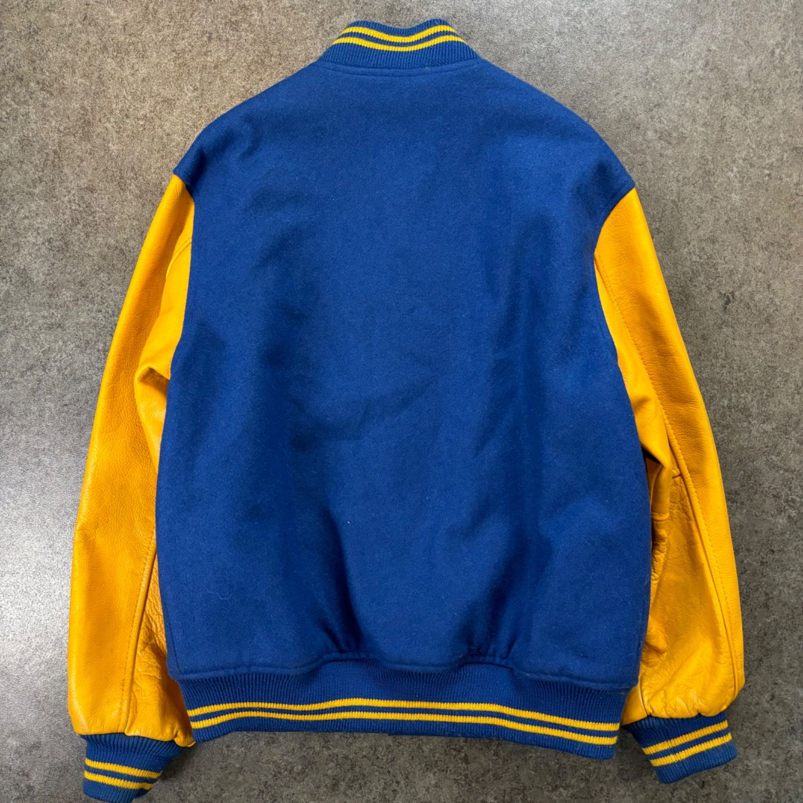 Mac Beth スタジャン　ネイビー/イエロー マクベス スタジャン M ネイビー イエロー 中古・古着通販MACBETH