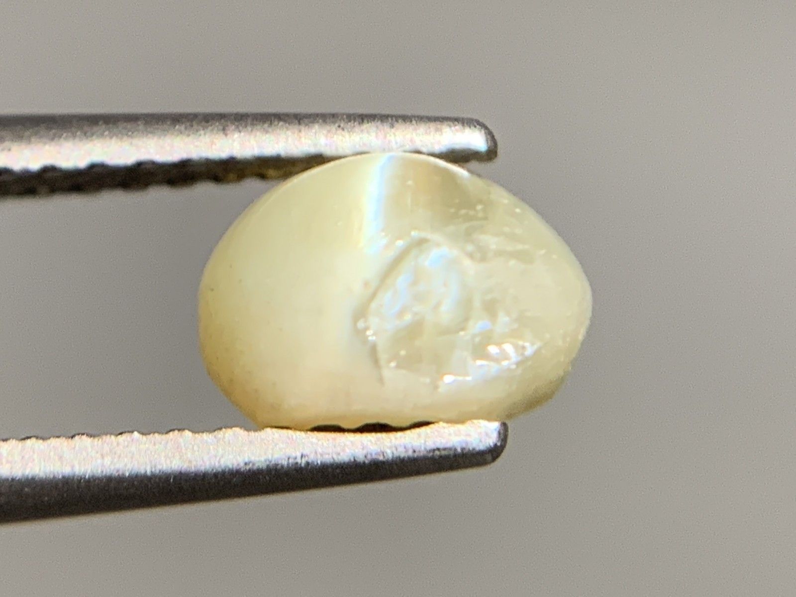 天然石クリソベリル クリソベリルキャッツアイ 天然 2.134ct 宝石ソーティング付き
