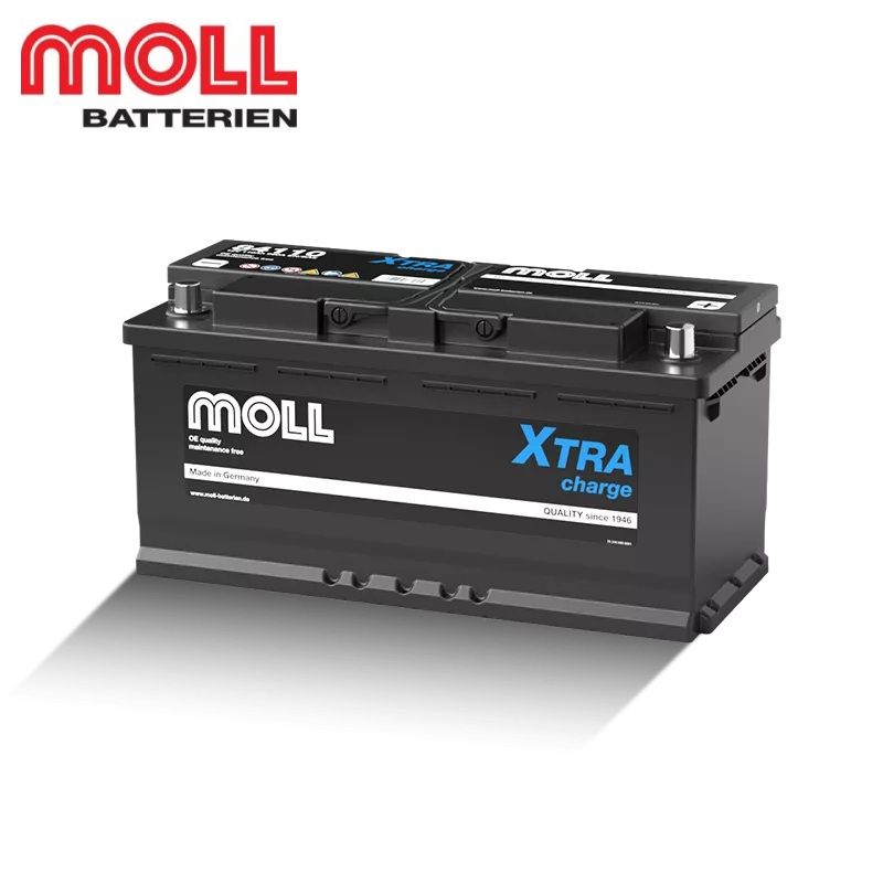 LN6 110Ah 960CCA MOLL84110 MOLL XTRA Charge バッテリー Porsche Audi VW 新車搭載 ドイツ製