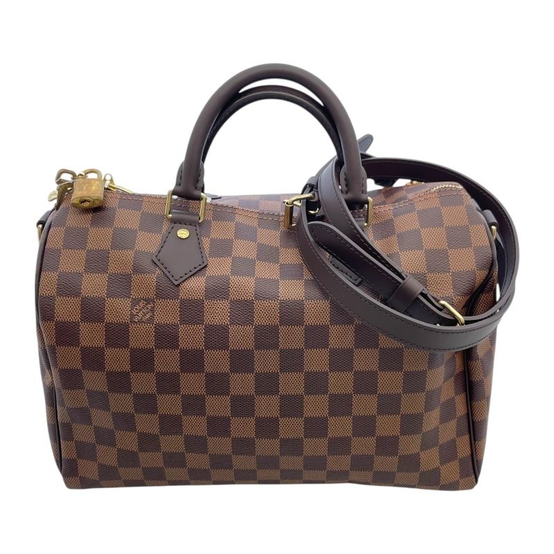 ルイ ヴィトン LOUIS VUITTON スピーディ バンドリエール30 N41367 ブラウン ダミエ エベヌ キャンバス レディース ボストンバッグ