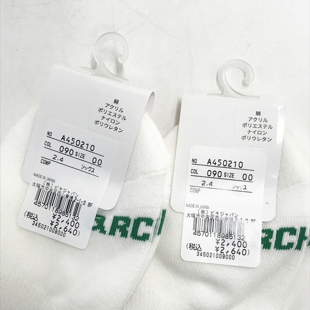 ARCHIVIO アルチビオ 2025年 エンブレム風 ロゴソックス 2点