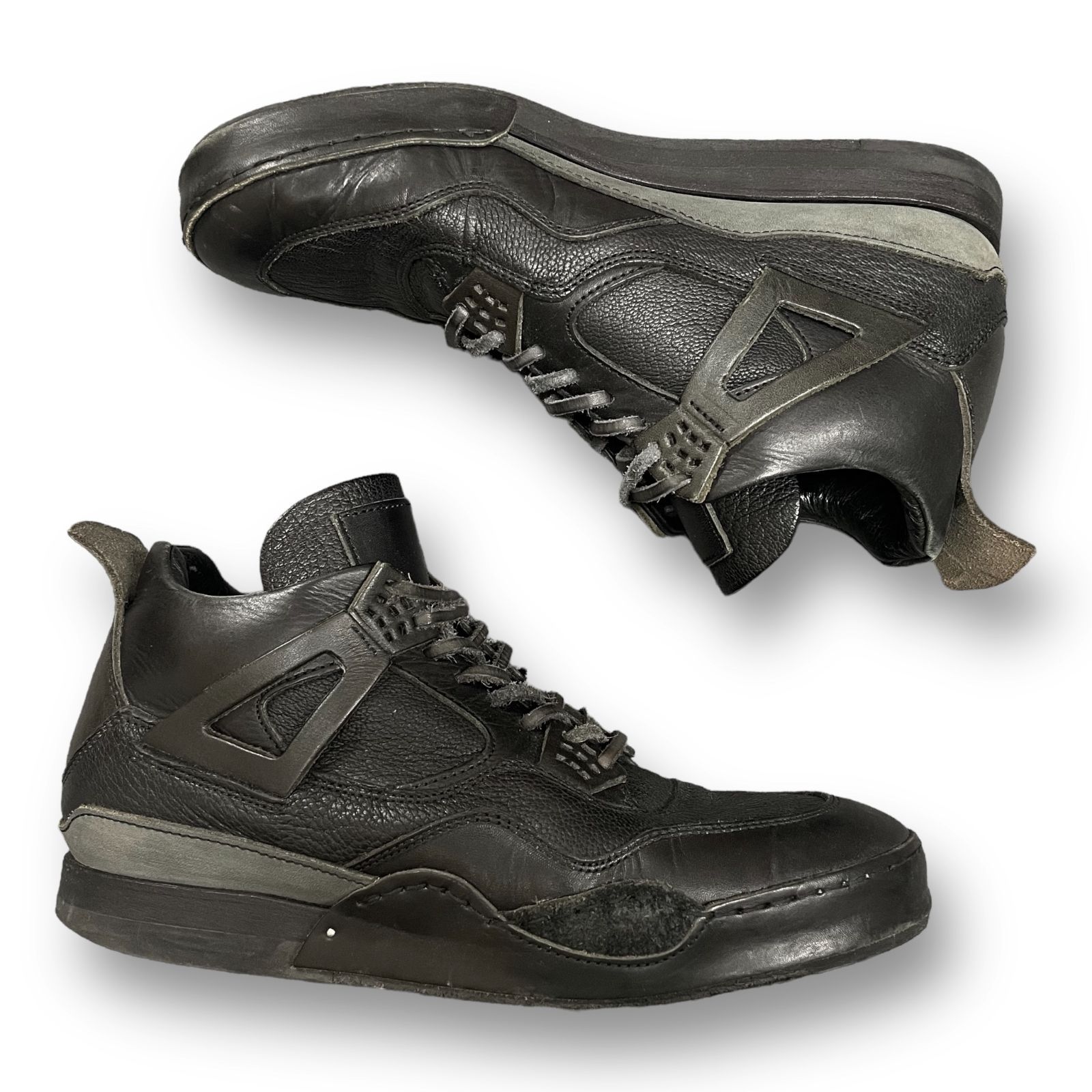 エンダースキーマ ジョーダン4 オマージュ mip10 サイズ5 黒 エンダー