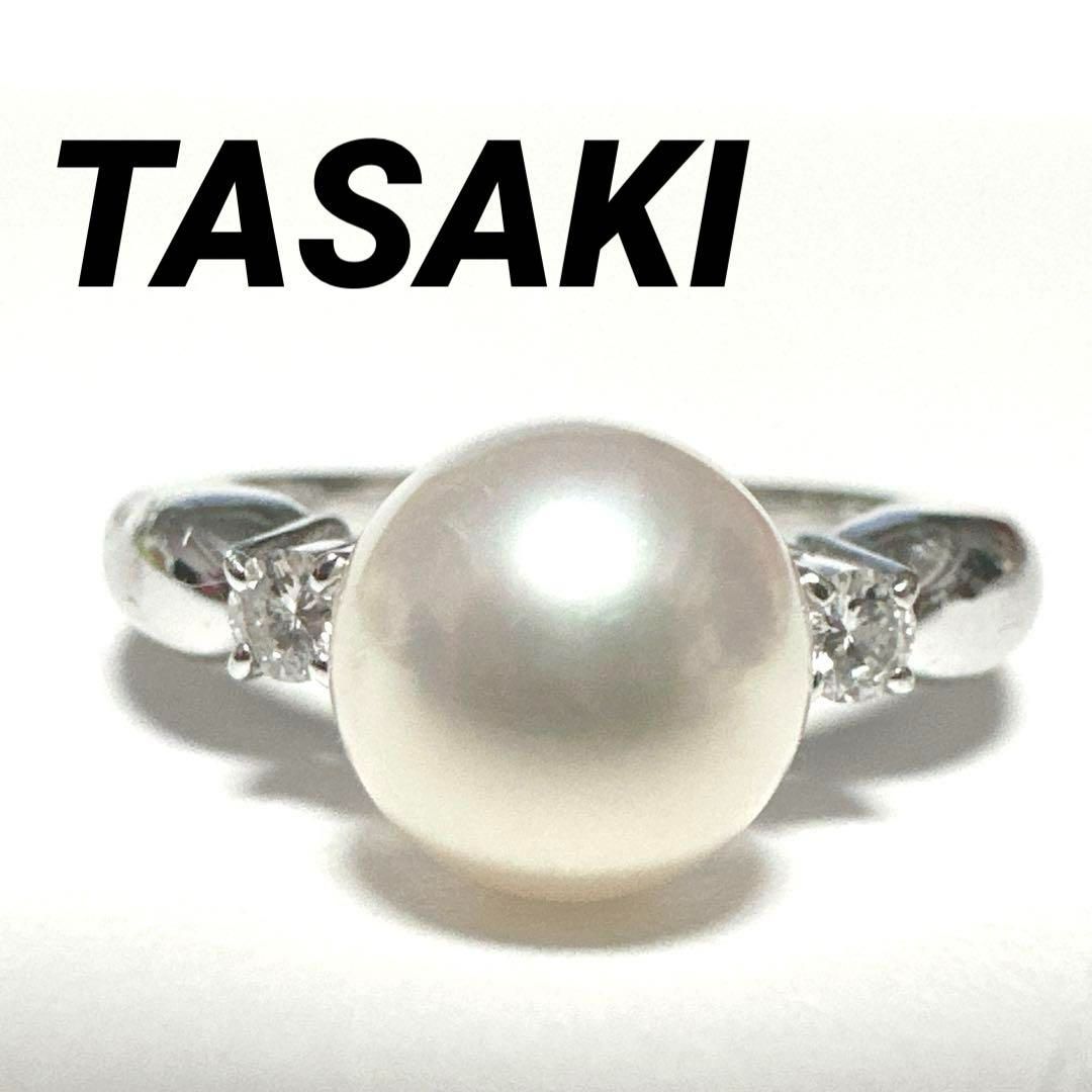 TASAKI　タサキ　指輪　リング　PT900　パール　ダイヤモンド0.09ct TASAKI タサキ 指輪 リング PT900 パール ダイヤモンド0.09ct - メルカリ