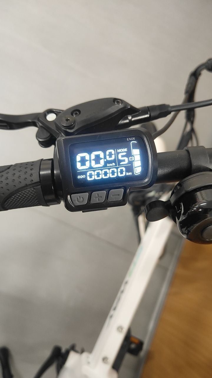 リユース品 折りたたみ電動アシスト自転車 ERWAY A02 ホワイト-グリーン