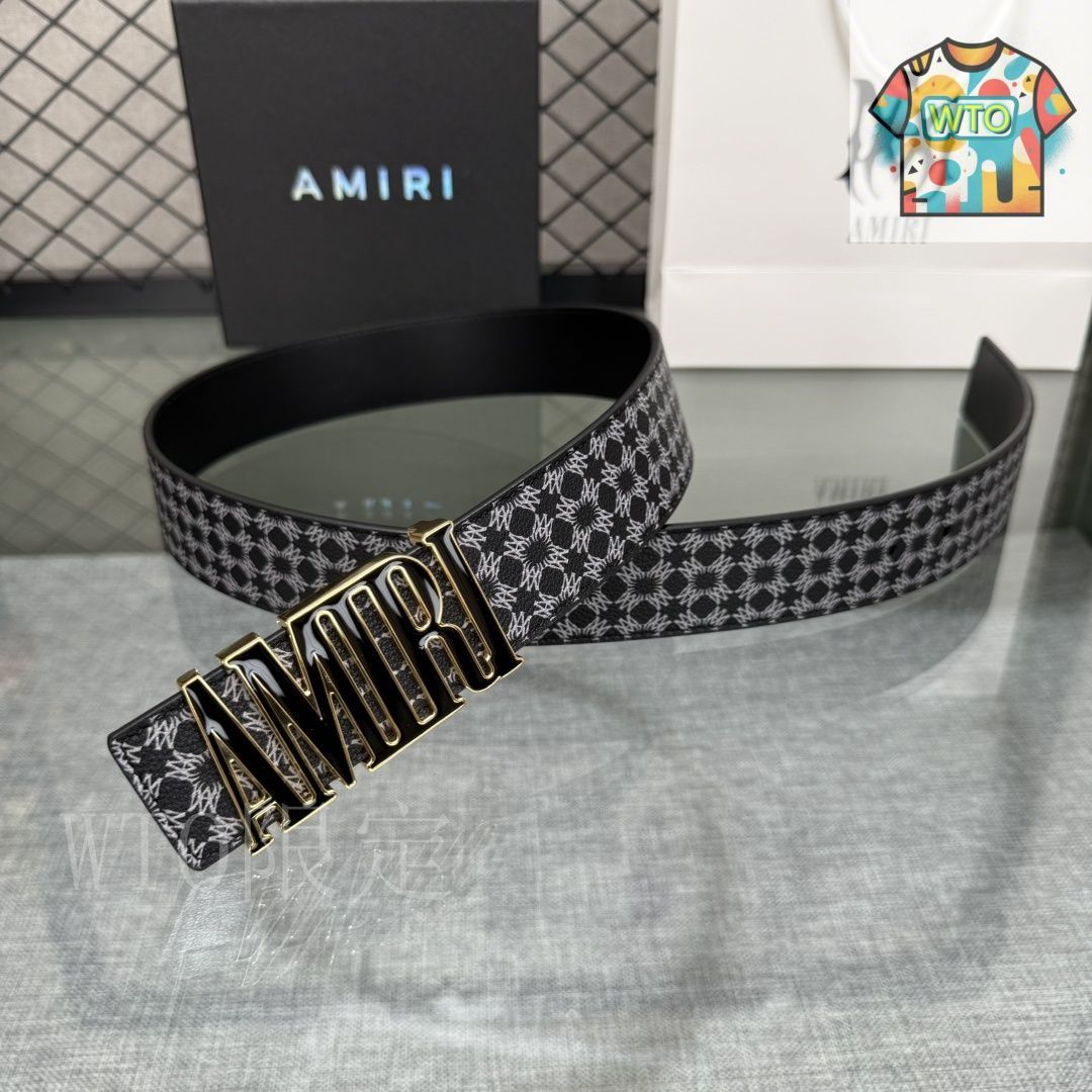 AMIRI レザーベルト 110 AMIRI MA レザーベルト 4cm (AMIRI/ベルト) 98603719【BUYMA】