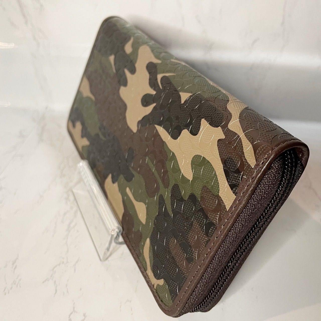 日本販売好調 COACH コーチファティーグカモフラージュ 長財布迷彩柄 ...