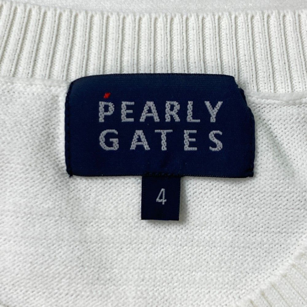 サイズ：4 PEARLY GATES パーリーゲイツ ニットセーター ホワイト系