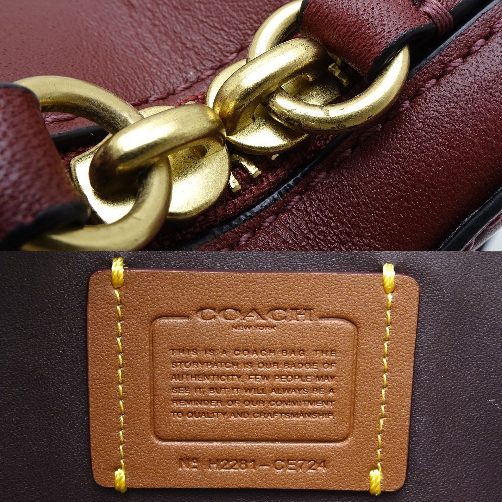 COACH コーチ ハートクロスボディ H2281 ショルダーバッグ レザー 