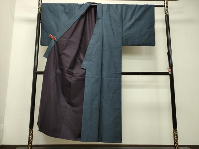 平和屋着物○男性 本場大島紬 アンサンブル 100亀甲 総詰め 正絹 逸品