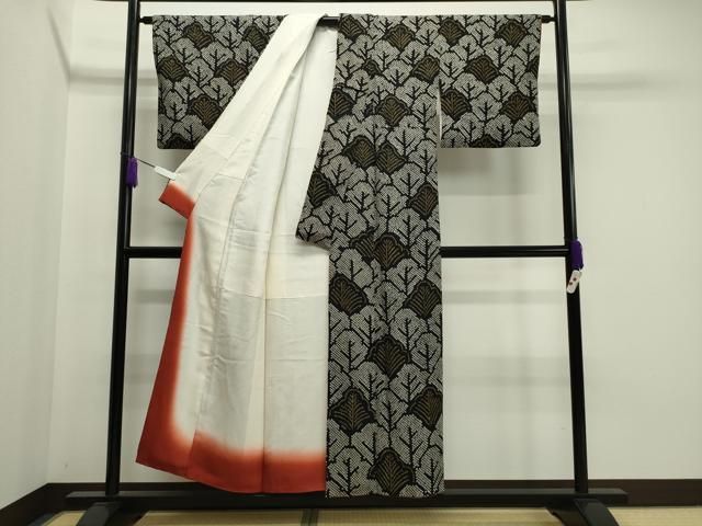 上質な小紋 総絞り