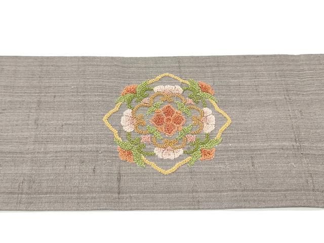 平和屋着物▽中国三大刺繍 相良刺繍 総刺繍 訪問着 花車文