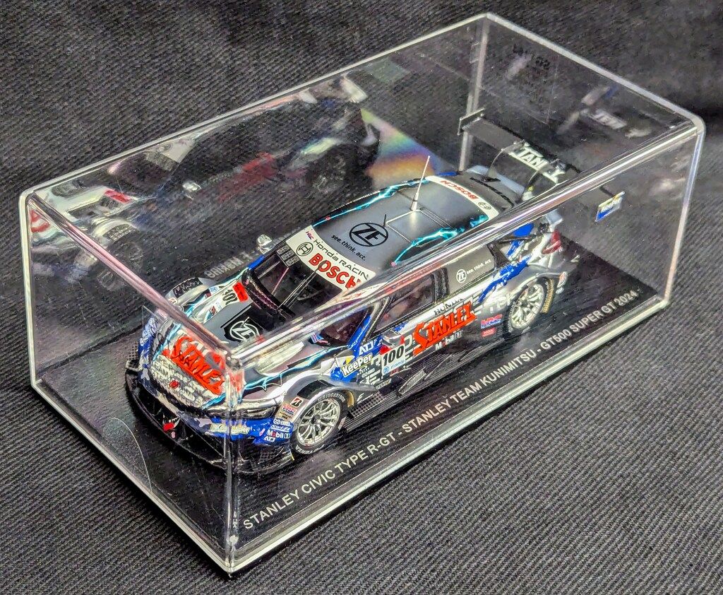 Spark model 1|43 STANLEY CIVIC TYPE R-GT No.100 STANLEY TEAM KUNIMITSU GT500 SGT164