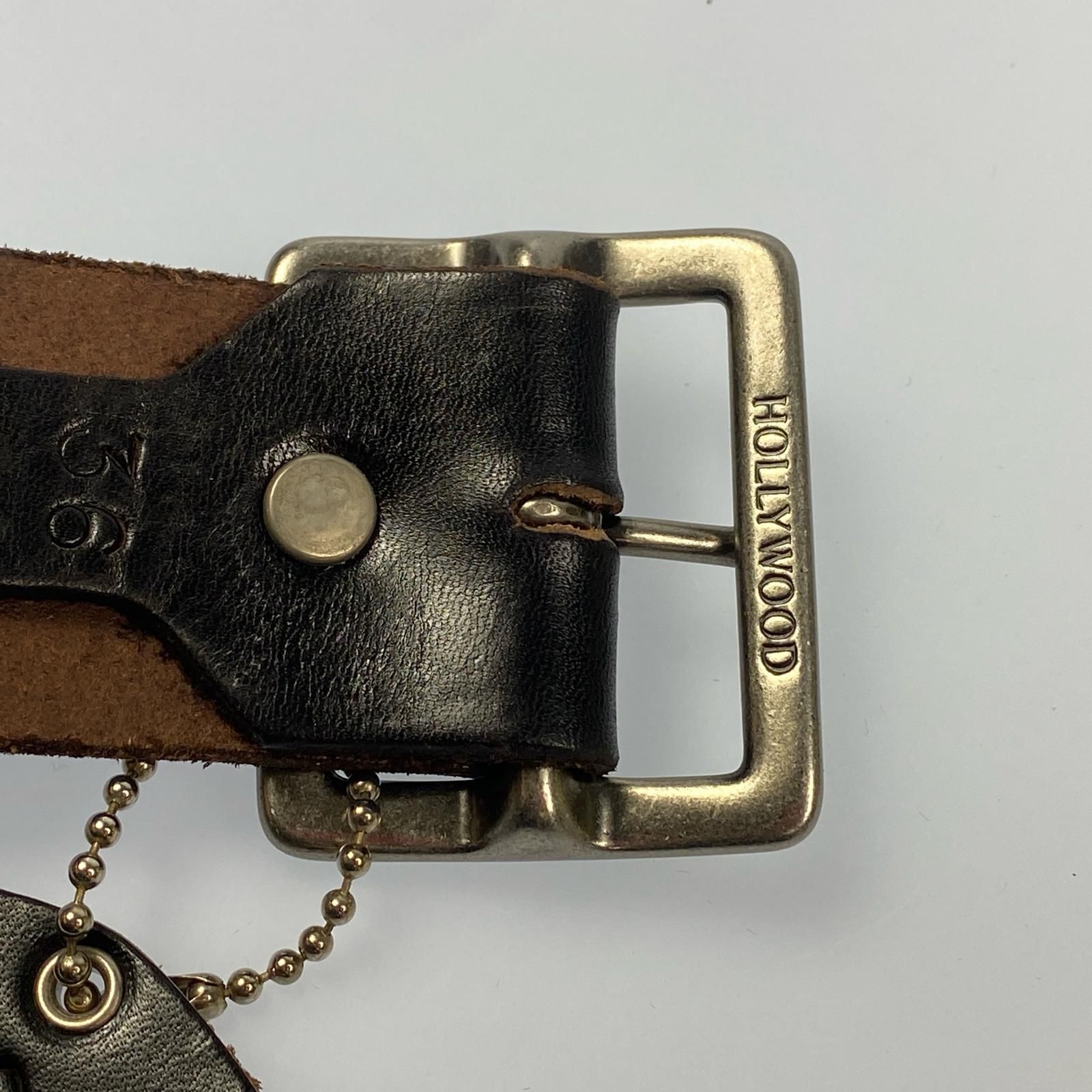 姫路東店】 中古 HTC | エイチティーシー ベルト Leather Studs Belt 