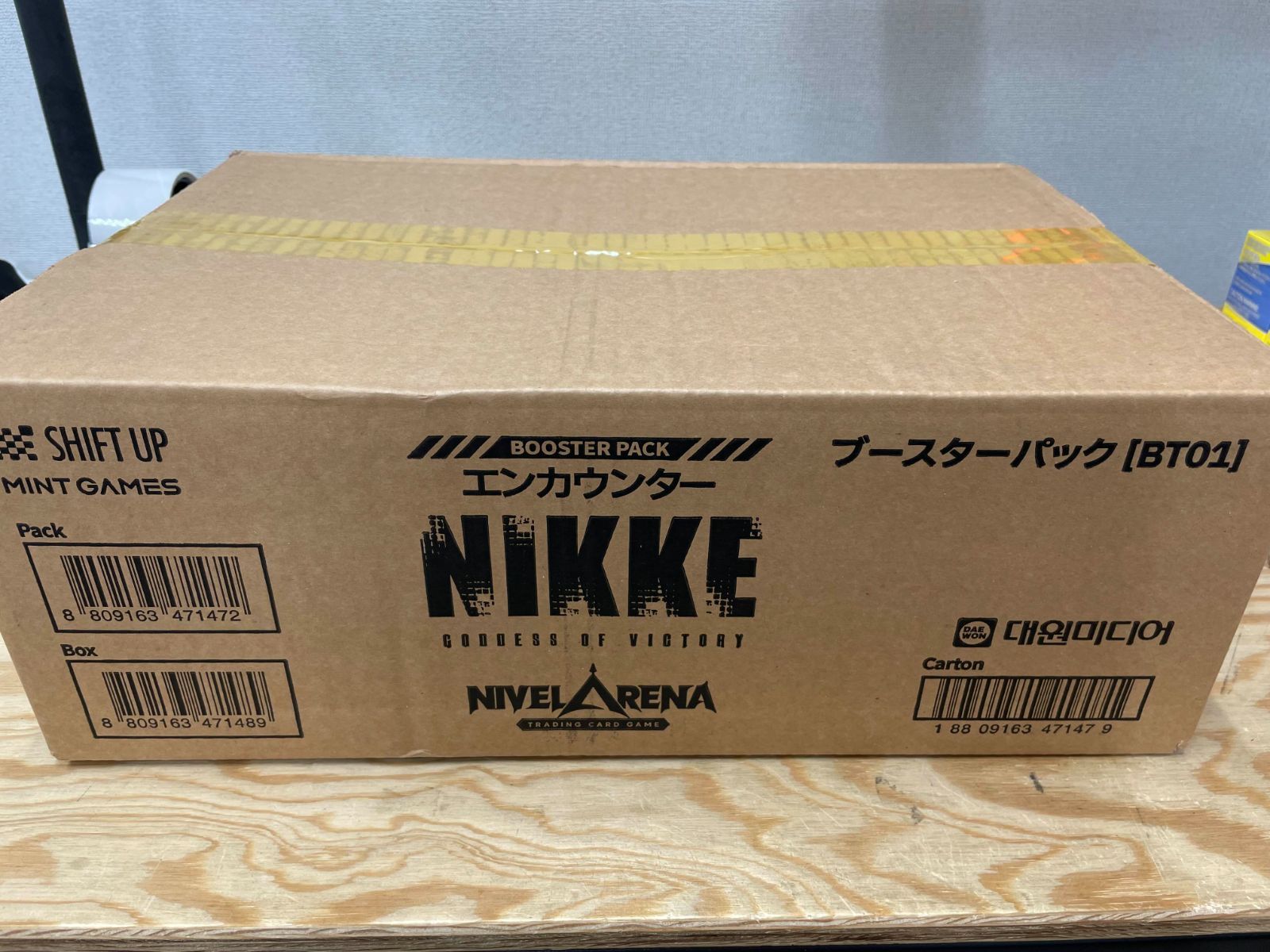 日本語版 NIVEL ARENA 勝利の女神 NIKKE ブースター エンカウンター BT01 未開封1カートン プロモパック24個付き