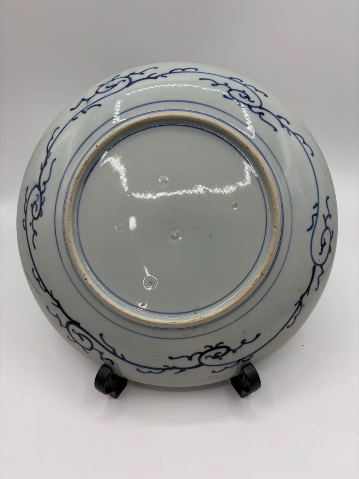 古伊万里 志田窯【染付 芭蕉文 大皿 】➁ 29センチ - メルカリ