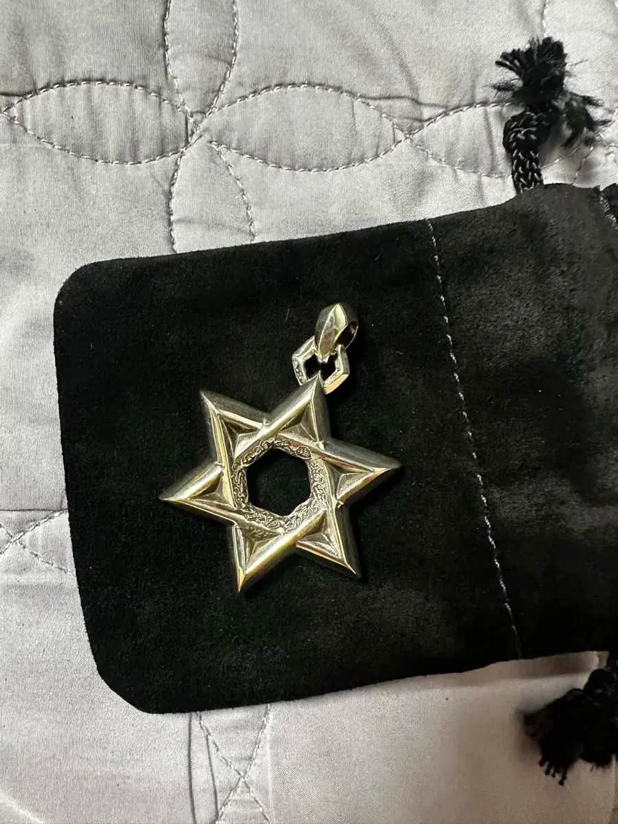 Chrome Hearts クロムハーツ スター オブ デビッド ウィード ベール ペンダント