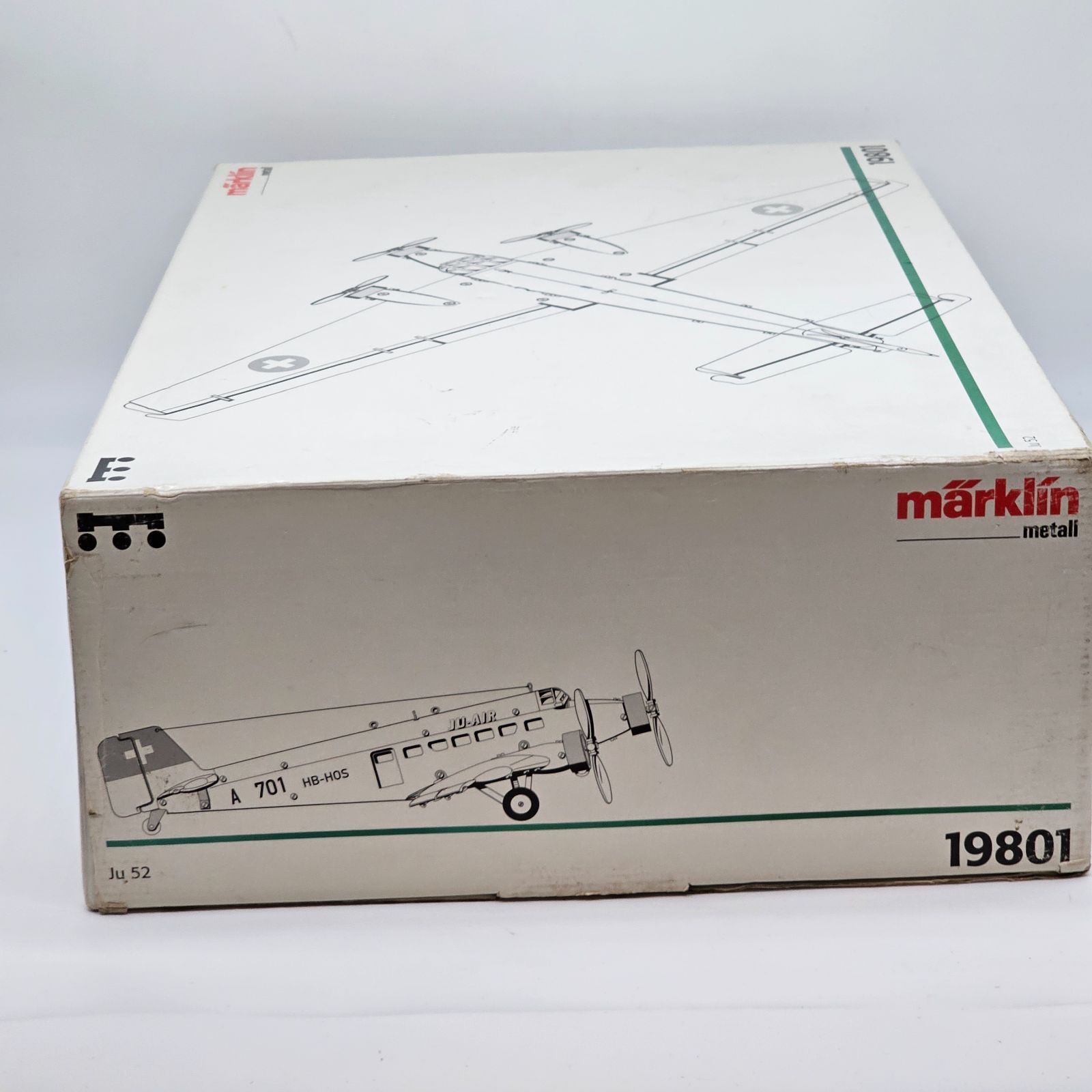 【超希少】メルクリン メタル 19801 航空機 JU 52 ユンカース 入手困難！メルクリン 19801 メタル製 ユンカース JU 52 航空機