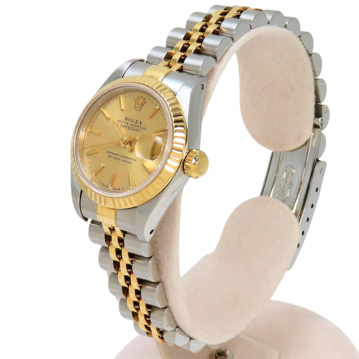 保証書付】ロレックス 69173 デイトジャスト YG/SS X番(1991年) 自動  