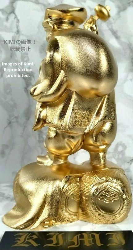 中国 琥珀彫刻 大黒像 仏像 置物 約169g V 8132E 中国 琥珀彫刻 大黒像