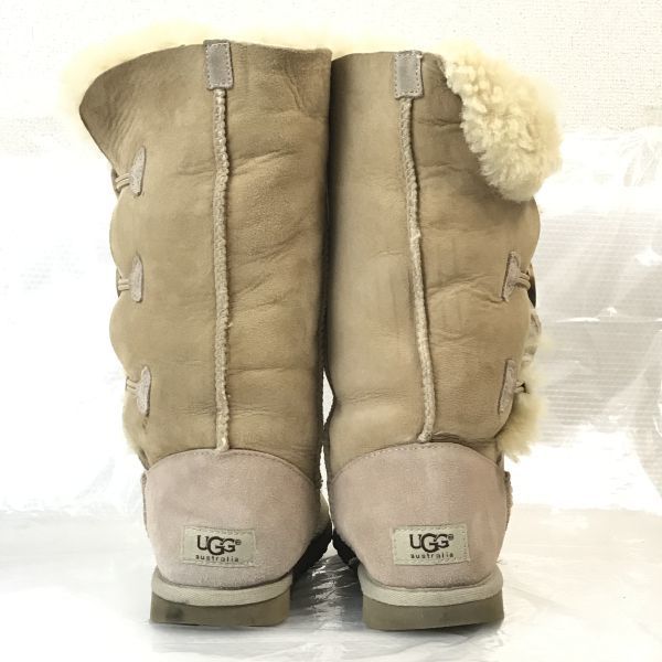 UGGムートンブーツ ベージュ ロングブーツ ボタン付き UGG WOMENS CLASSIC TALL II BOOT 