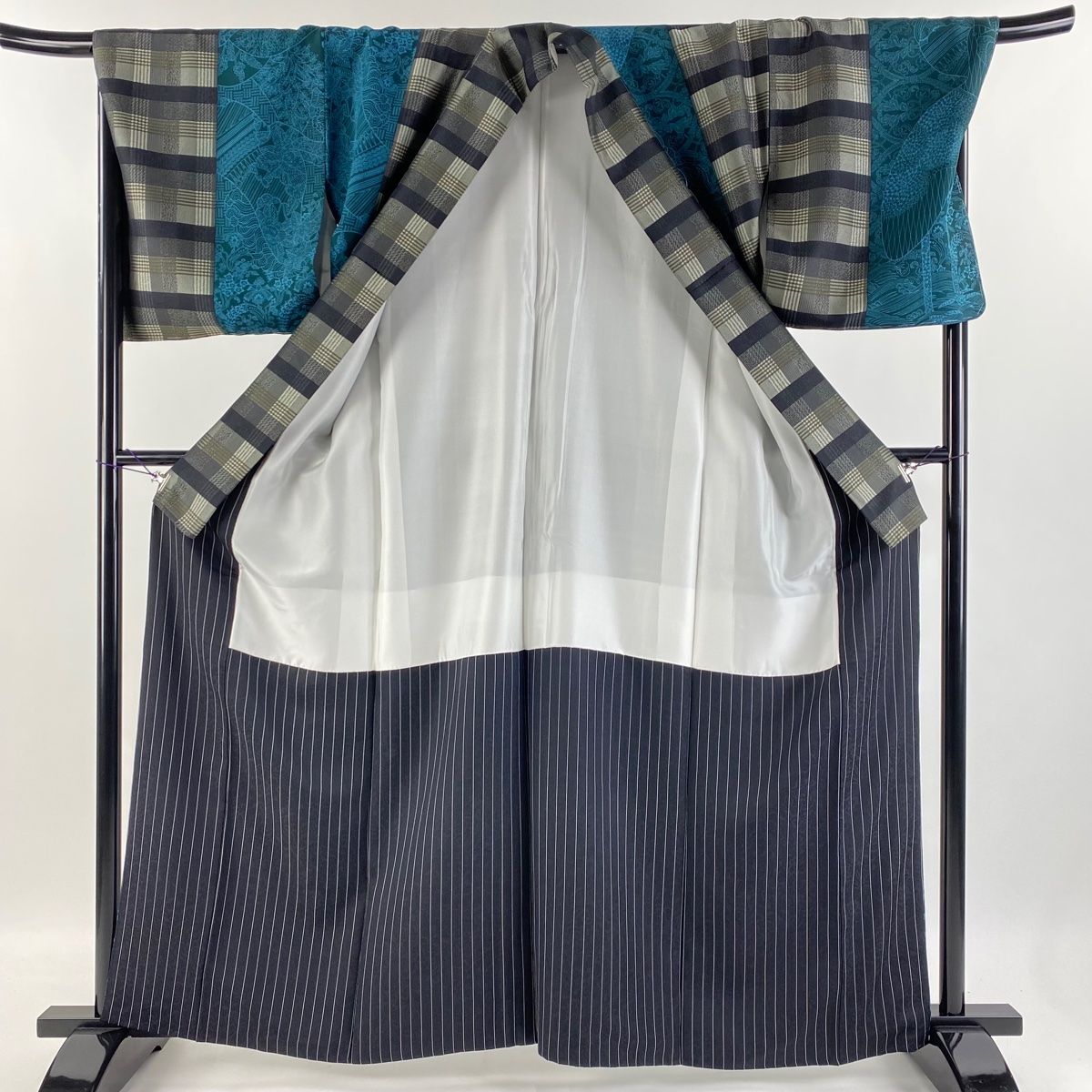 専用　おまとめ小紋 鶯色 吉祥 身丈164cm 裄丈65.5cm お洒落 専用 おまとめ小紋 鶯色 吉祥 身丈164cm 裄丈65.5cm お洒落