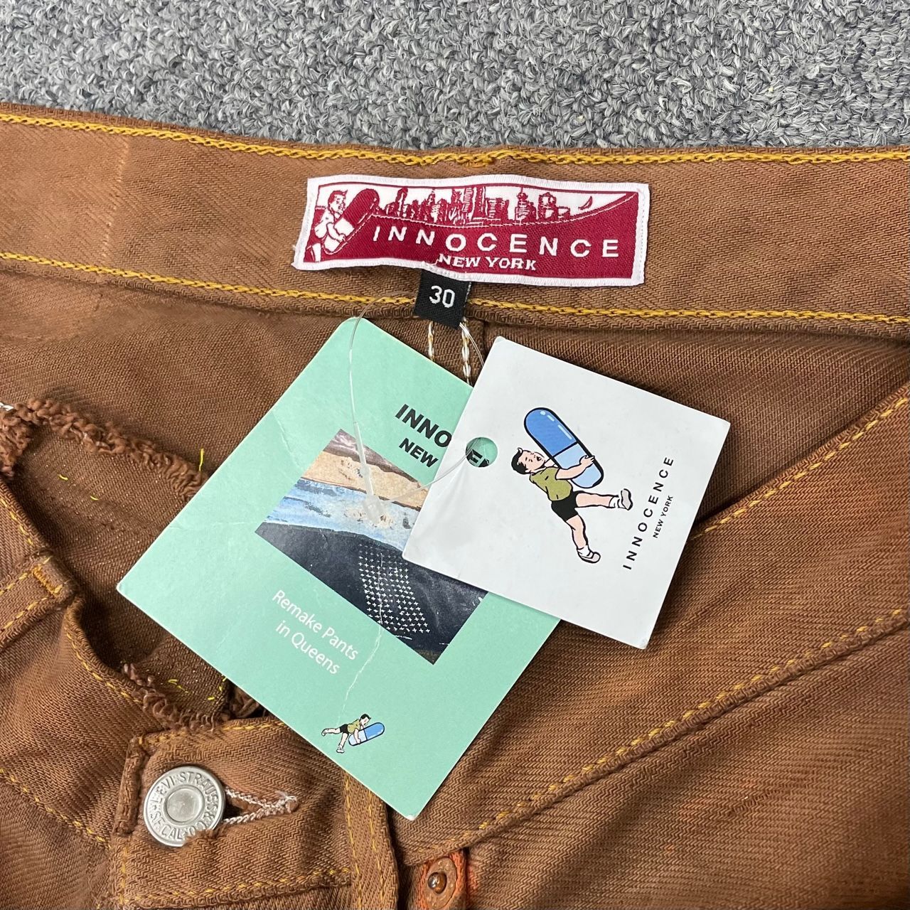 INNOCENCE NYC DESTROY DENIM PANTS イノセンス デストロイ デニム 