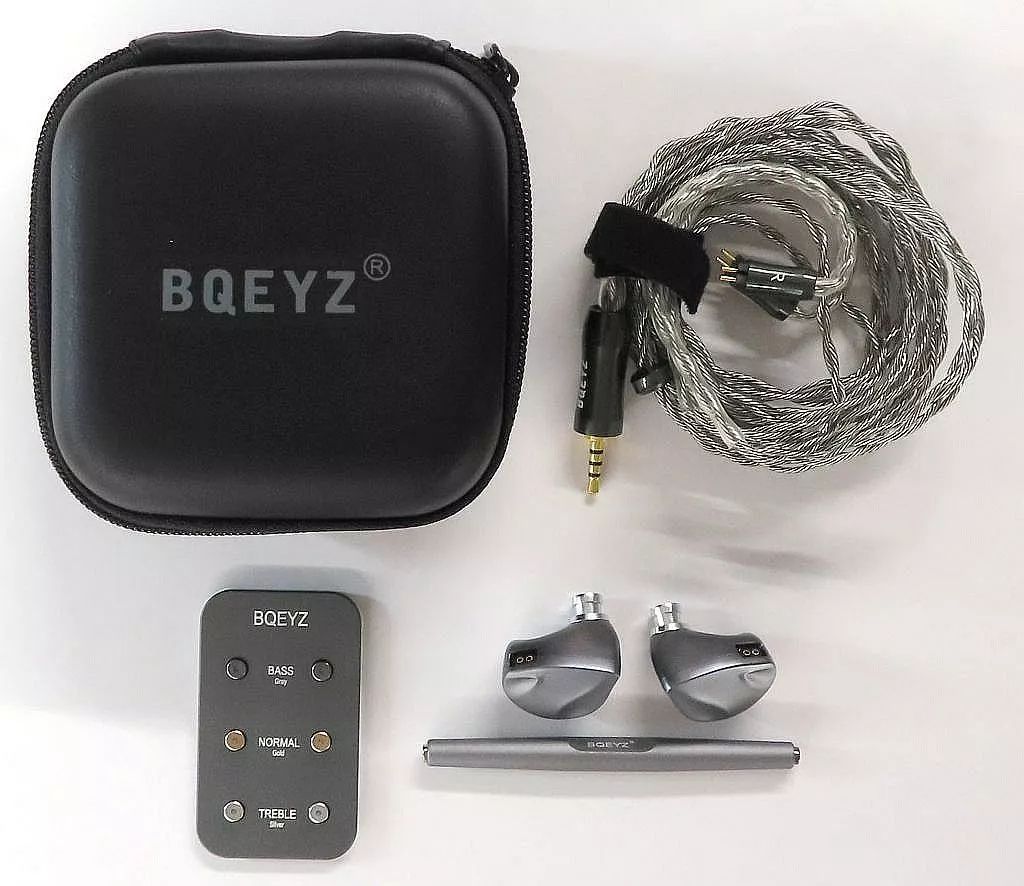 ヘッドフォン BQEYZ 有線イヤホン Autumn 2.5mmプラグ アッシュグリーン