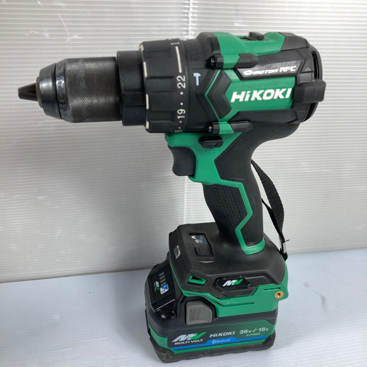 ＊＊HiKOKI ハイコーキ 36V 13mm コードレス震動ドライバドリル 充電器 充電池2個 ケース付 PSEマークあり DC36DC2XPSZ グリーン