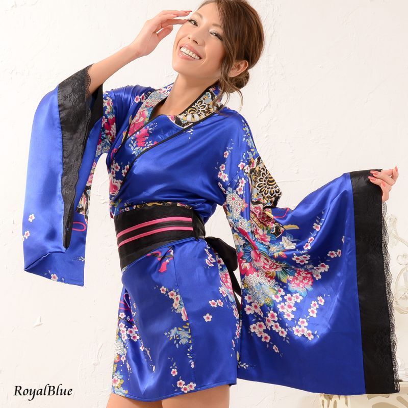LoveRich ラブリッチ 和柄ミニ着物ドレス 和柄 衣装 ダンス