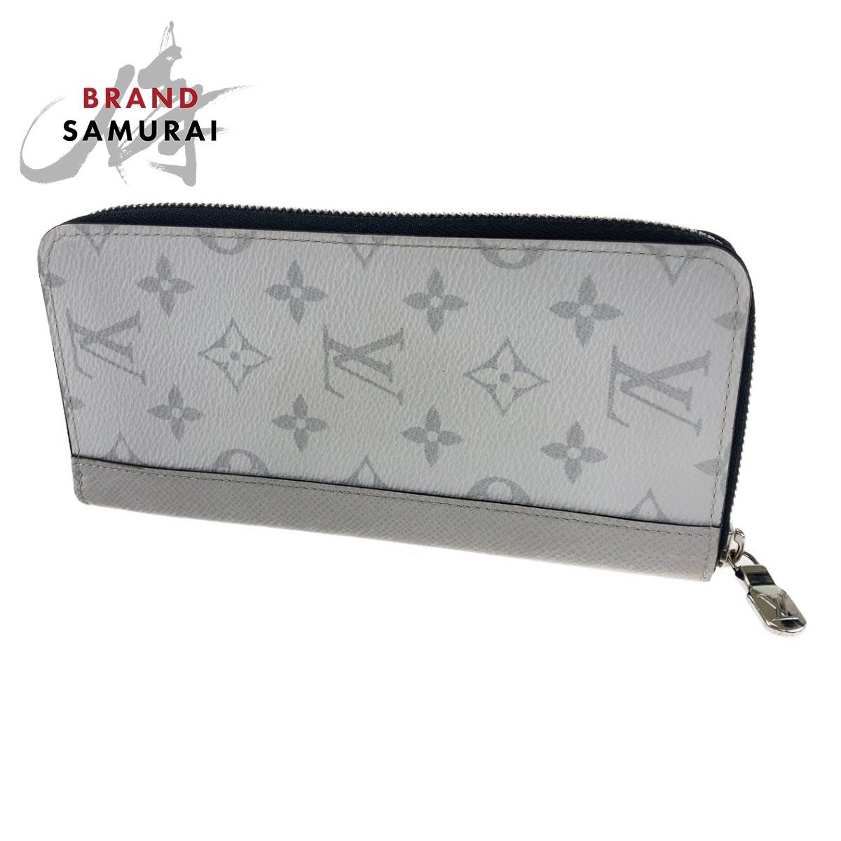 【新型】ルイヴィトン タイガラマ ヴェルティカル ホワイト 白 グレー 長財布 LOUIS VUITTON】ルイヴィトン『タイガラマ ジッピーウォレット