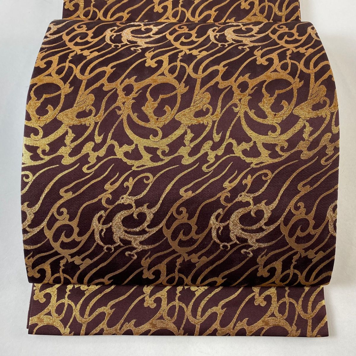 袋帯 逸品 龍村晋 龍 霊芝雲 箔 赤紫 全通 正絹 【中古】 - メルカリ