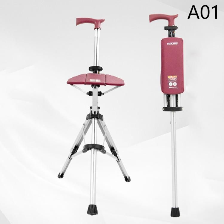 ステッキチェア 椅子になる杖 一本杖 一脚杖 ステッキ チェアー 祖父母 プレゼント 杖 おしゃれ 三脚 椅子 杖 軽量 折りたたみ イス 杖 アルミ