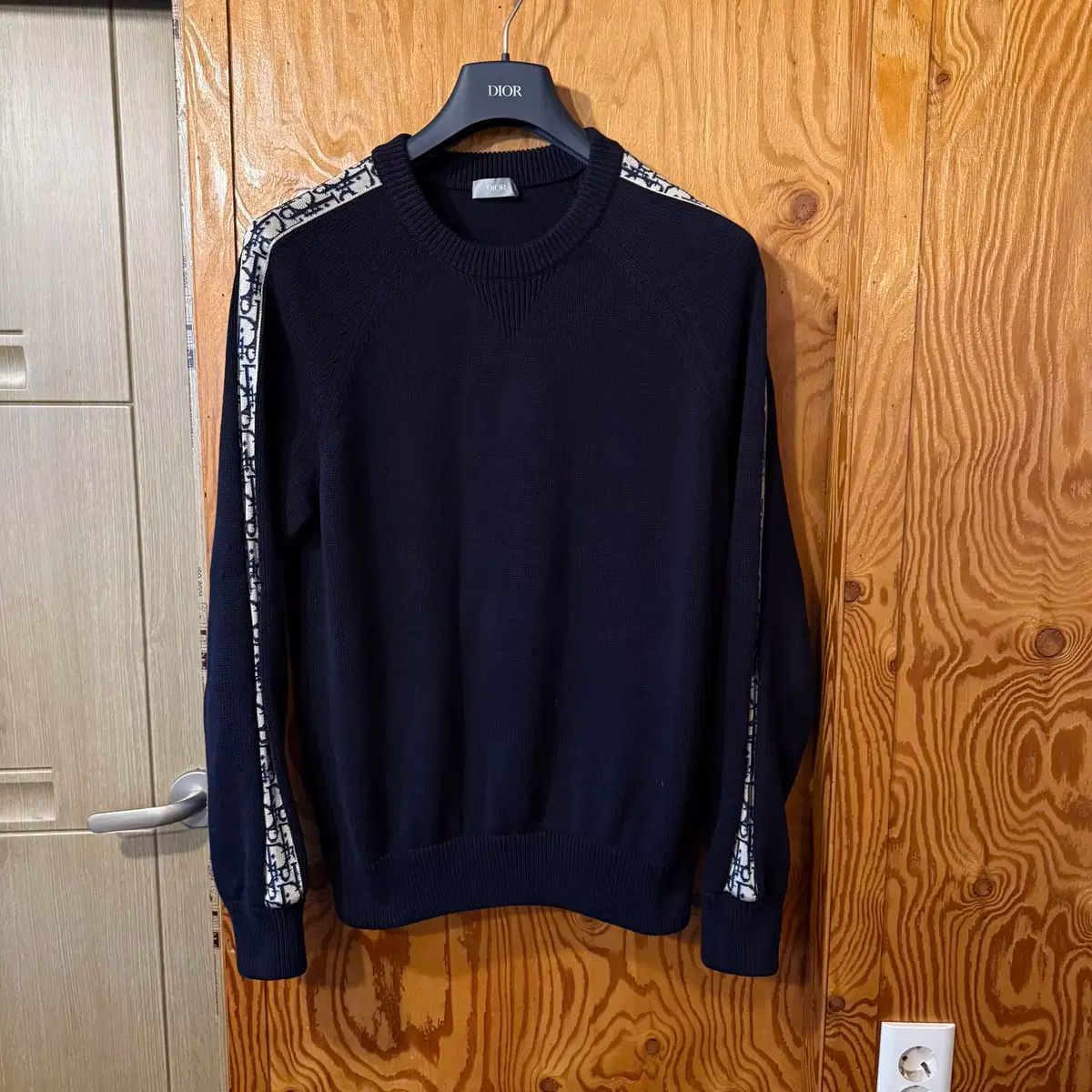 DIOR ディオール オブリーク 挿入します ニット セーター 黒 M