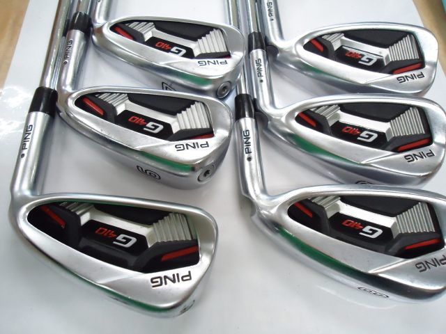 PING G410 アイアン ♯5～W 6本 AWT2.0 LITE-S 黒 G410 5-PW, UW Iron Set w/ Alta CB Red - Black Shafts | PGA