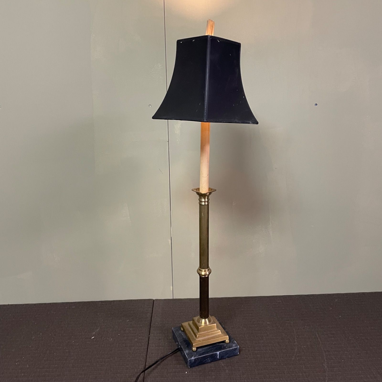 ♭ アンティーク調 テーブルランプ 高さ83cm デスクランプ ライト 照明