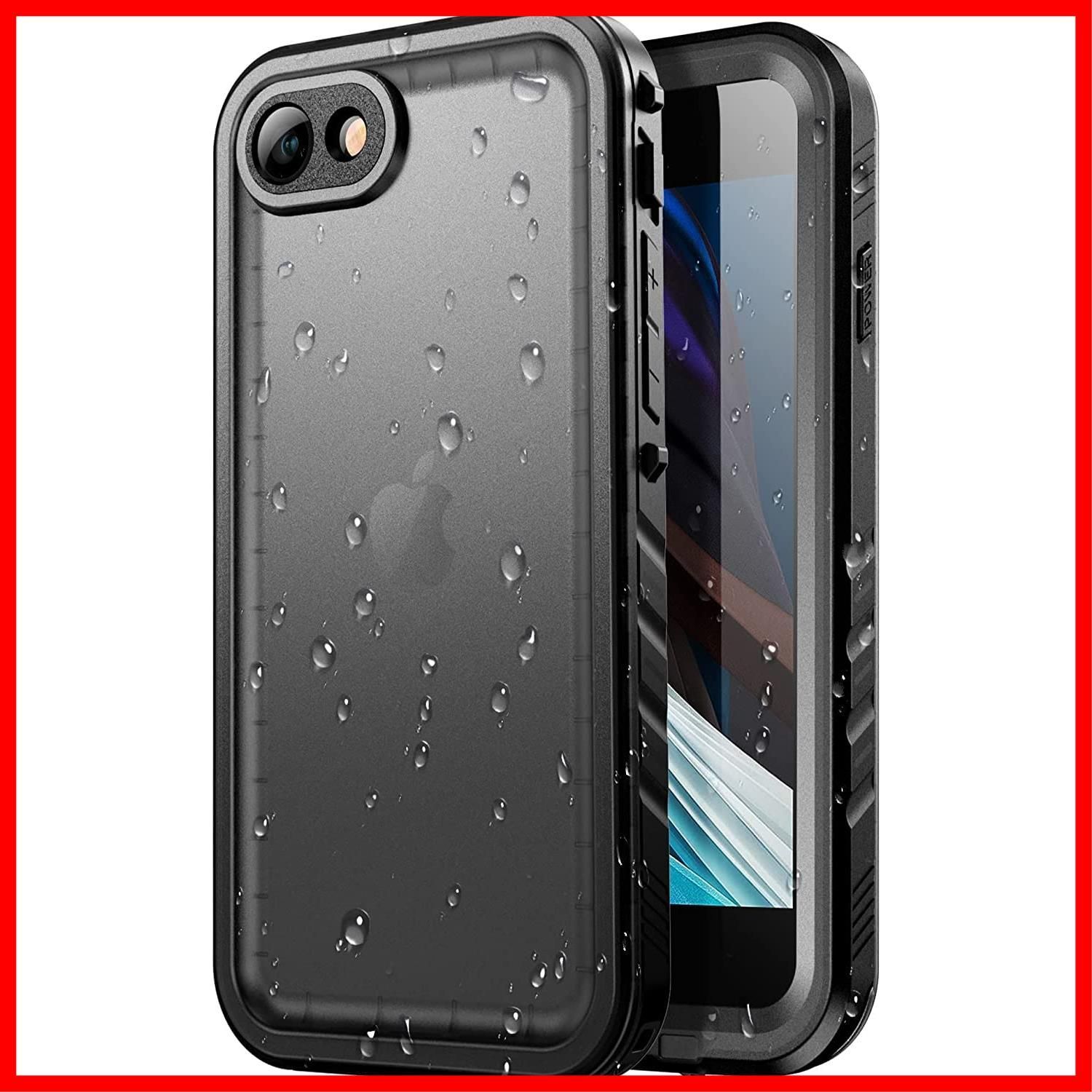 4.7インチ (ブラック) お風呂 防水ケース 防水ケース 防水ケース 8 / 7 iPhone iPhone iPhone iPhone iPhone iPhone 軽量 指紋認証対応 海 水泳 ケース ケース ケース 第2世代 SE SE 耐衝撃 防雪 防