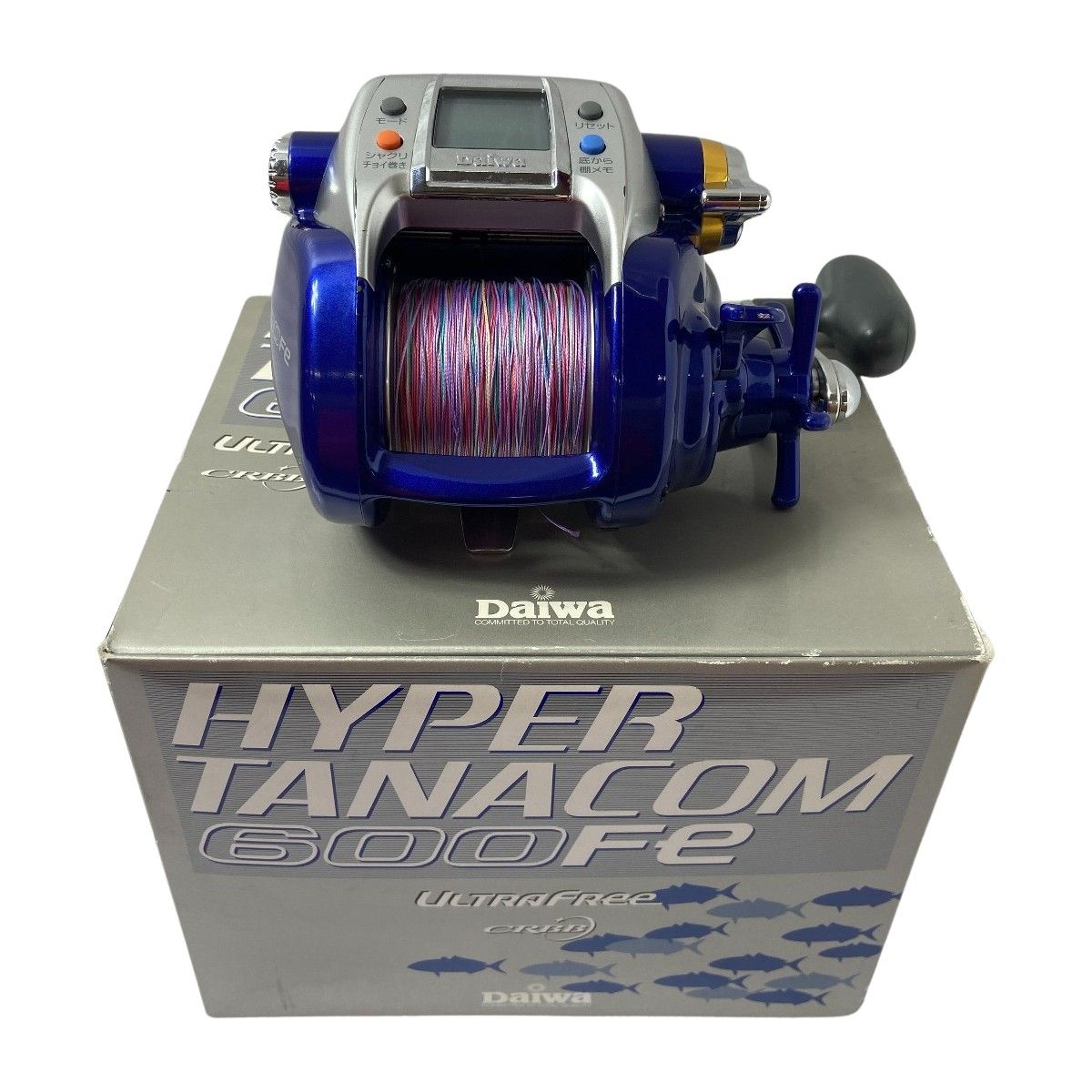 ΨΨDAIWA ダイワ ハイパータナコン600Fe 801387 電動リール箱付き