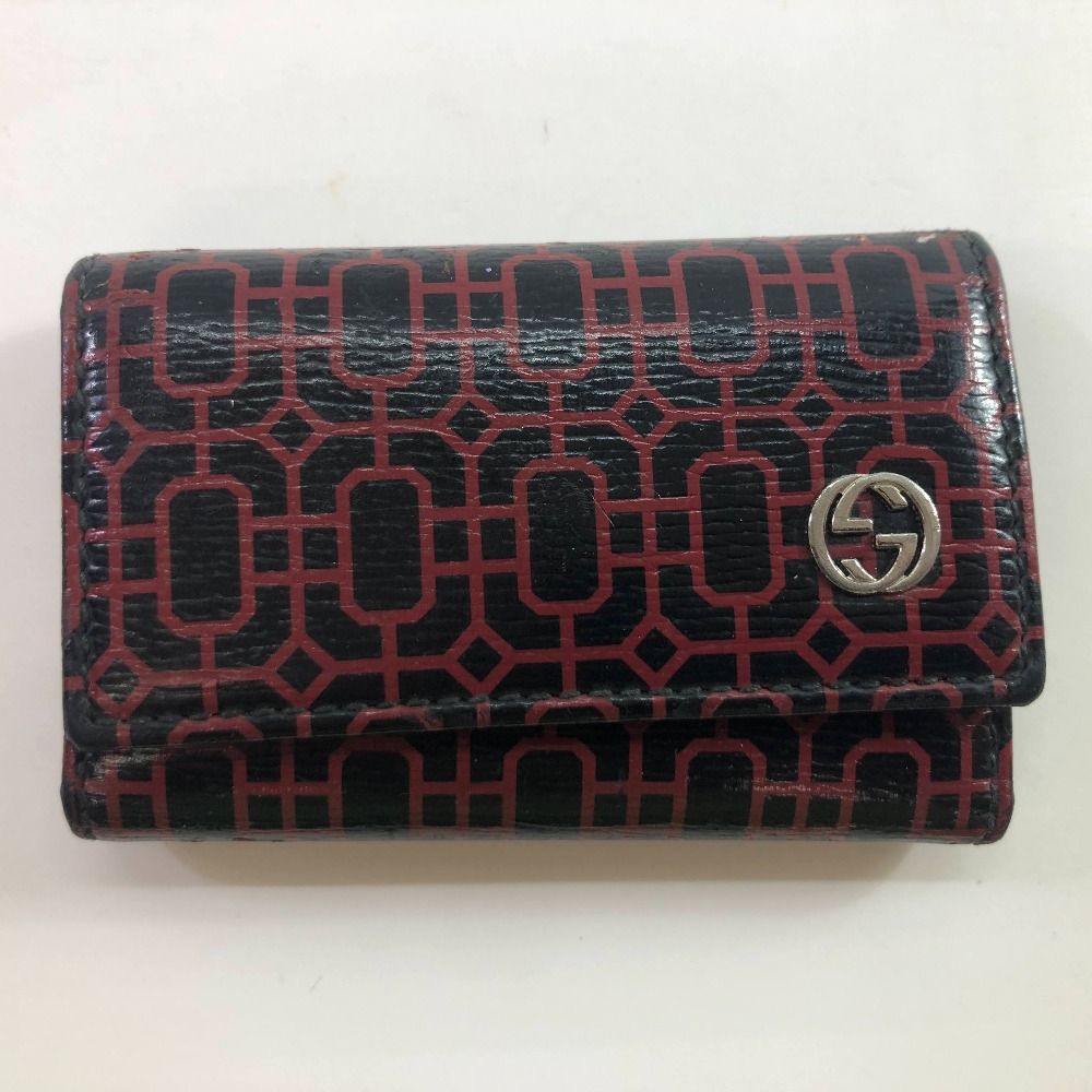 GUCCI グッチ インターロッキングG  レザー 6連 キーケース GG グッチ GUCCI インターロッキング G レザー 6連 キーケース