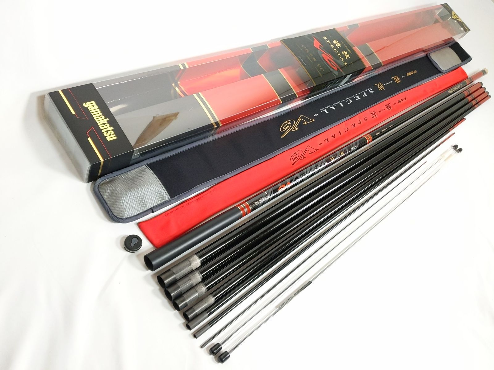格安販売の がま鮎 競技SPECIAL V6 引抜早瀬90 gamakatu 替穂先2本付が 格安販売の がま鮎 競技SPECIAL V6 引抜早瀬90 gamakatu 替穂先2本付が