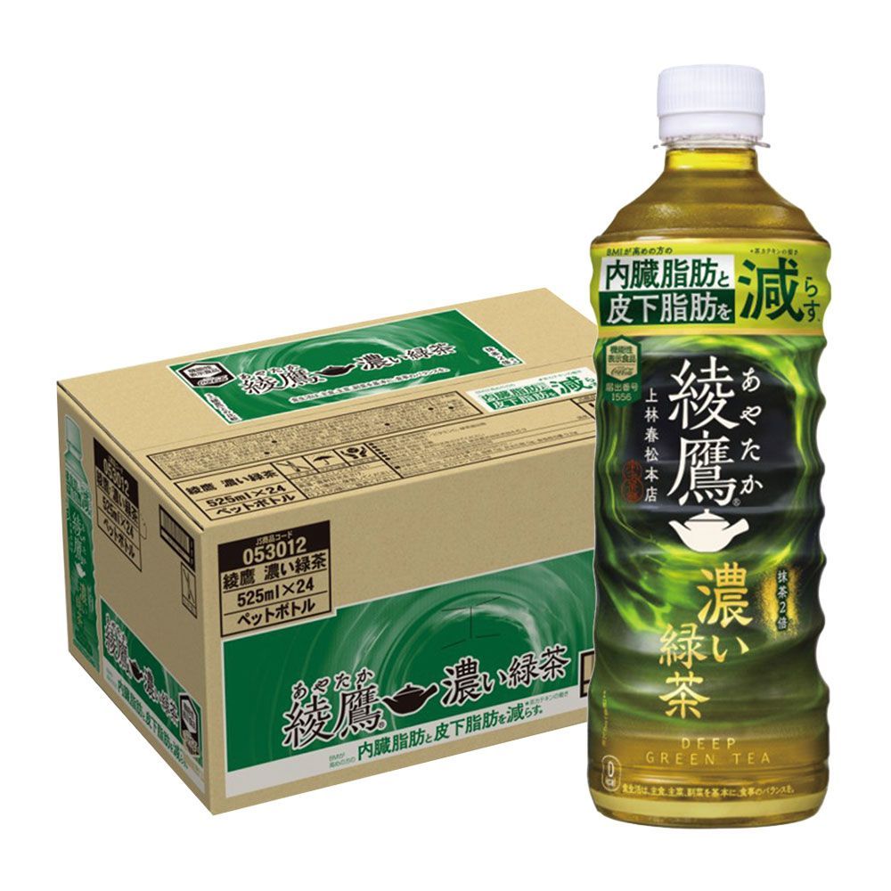 コカ コーラ 綾鷹 濃い緑茶 525ml×1ケース/24本 - メルカリ
