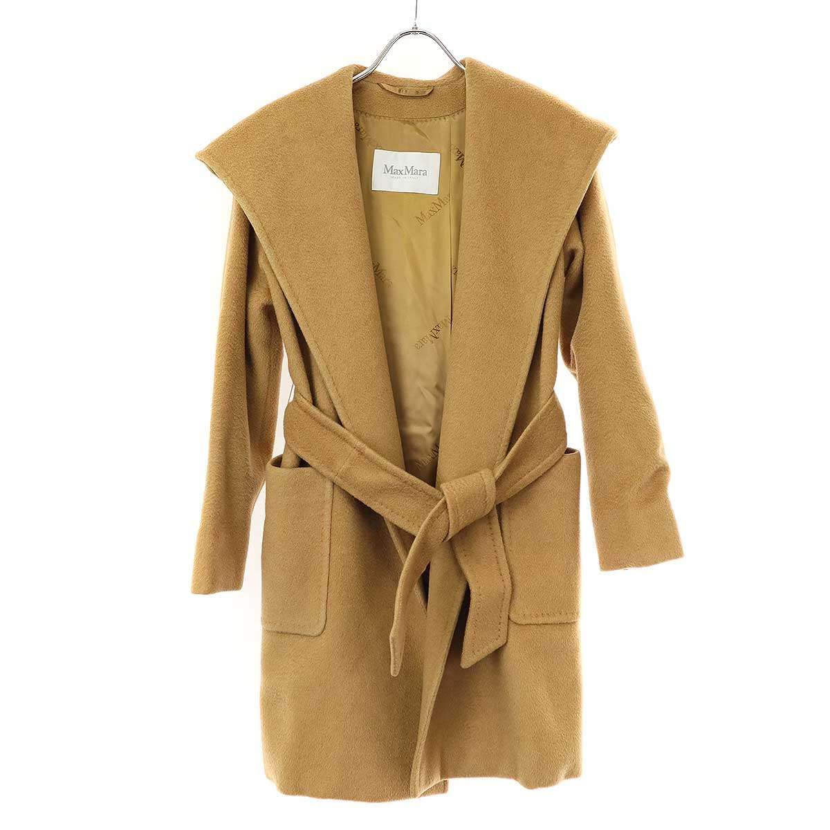 MaxMara マックスマーラ RIALTO キャメルウールガウンコート  
