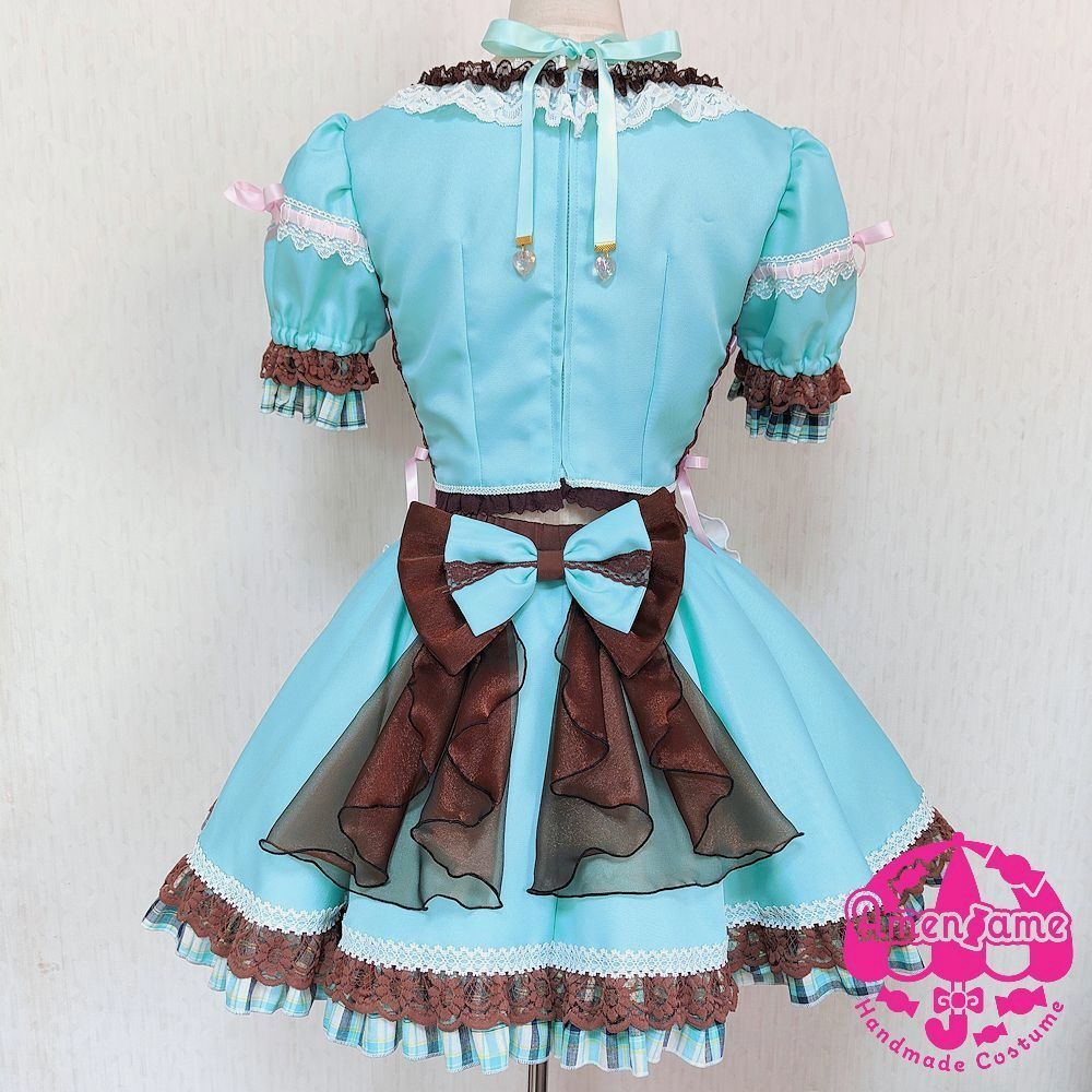 ハート♡チョコミントメイド服 - メルカリ