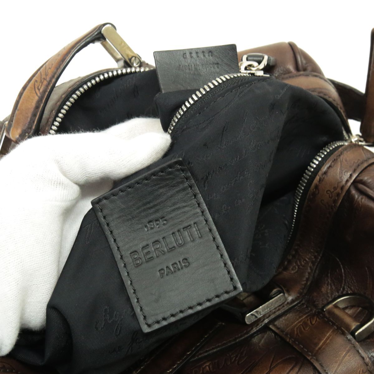 ベルルッティ Berluti エクリプス ミニ スクリットレザー 