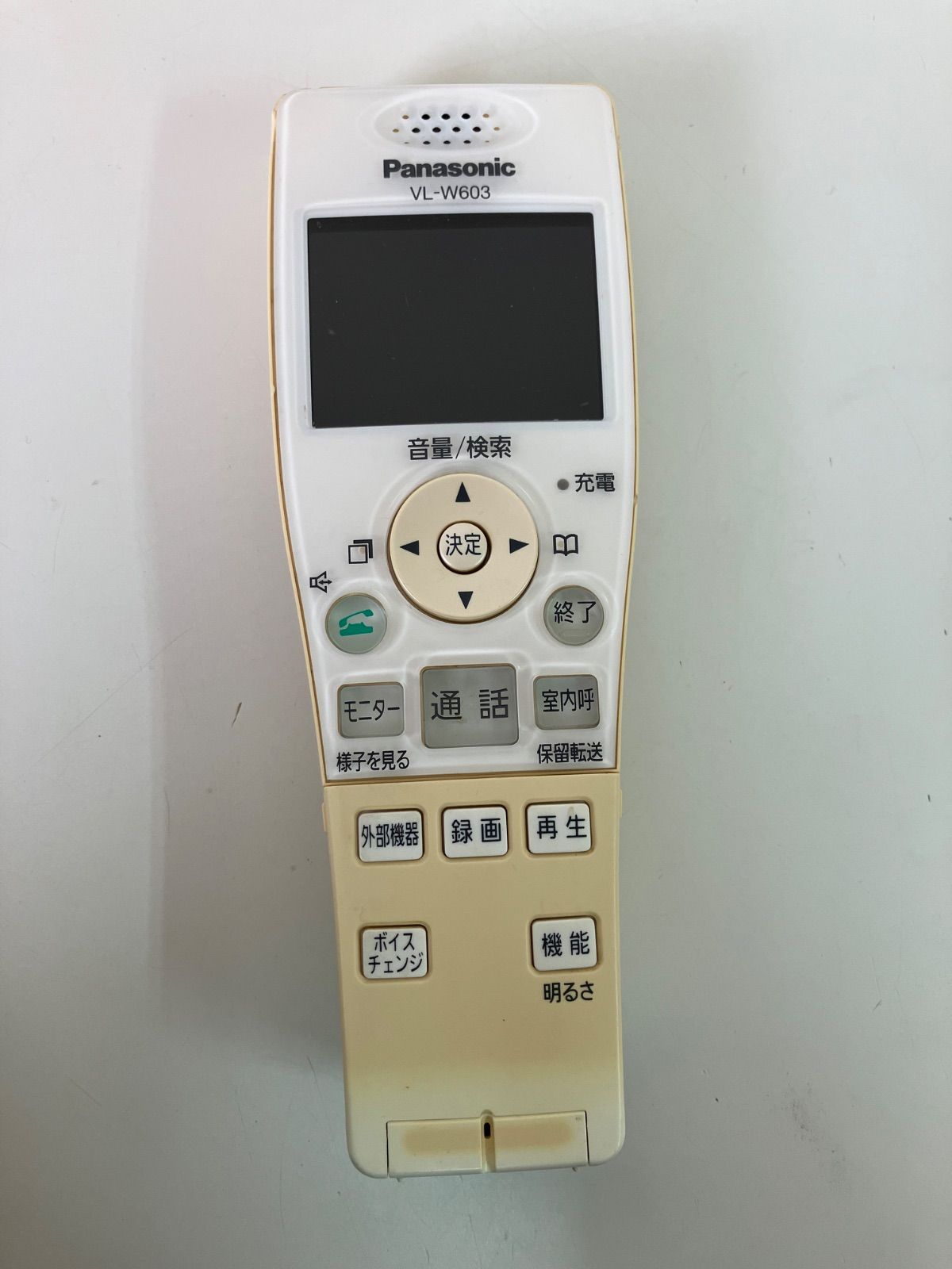Panasonic ドアインターホン子機のみ(充電器付) VL-W607 新品