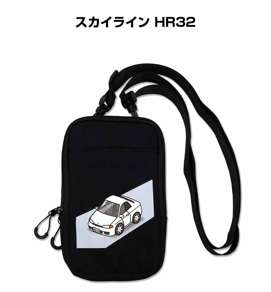 スマホショルダー バッグ スマホポーチ スマホ ショルダー ポーチ ニッサン スカイライン HR32