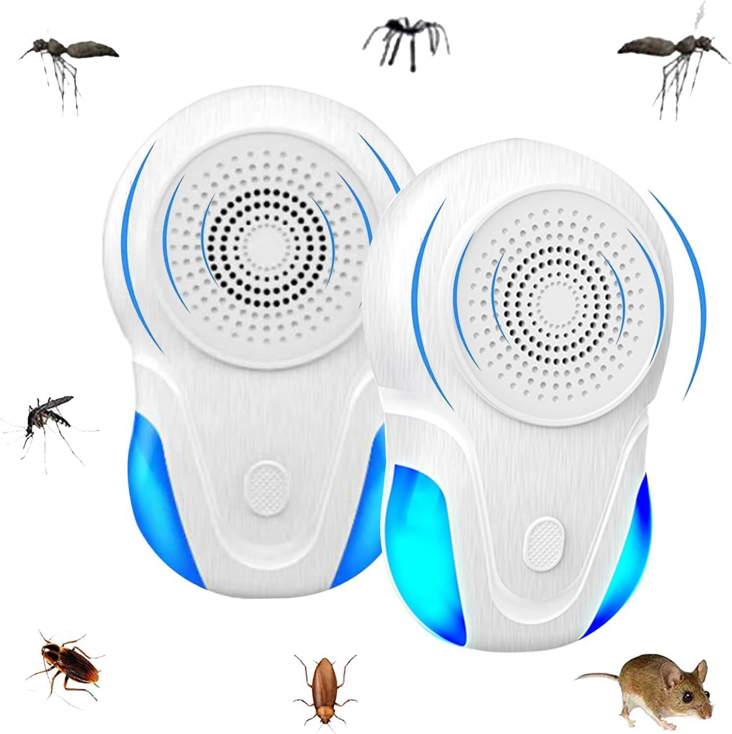害虫駆除器 ネズミ撃退器 超音波式 虫除け器 鼠 ゴキブリ 蚊 虫 アリ