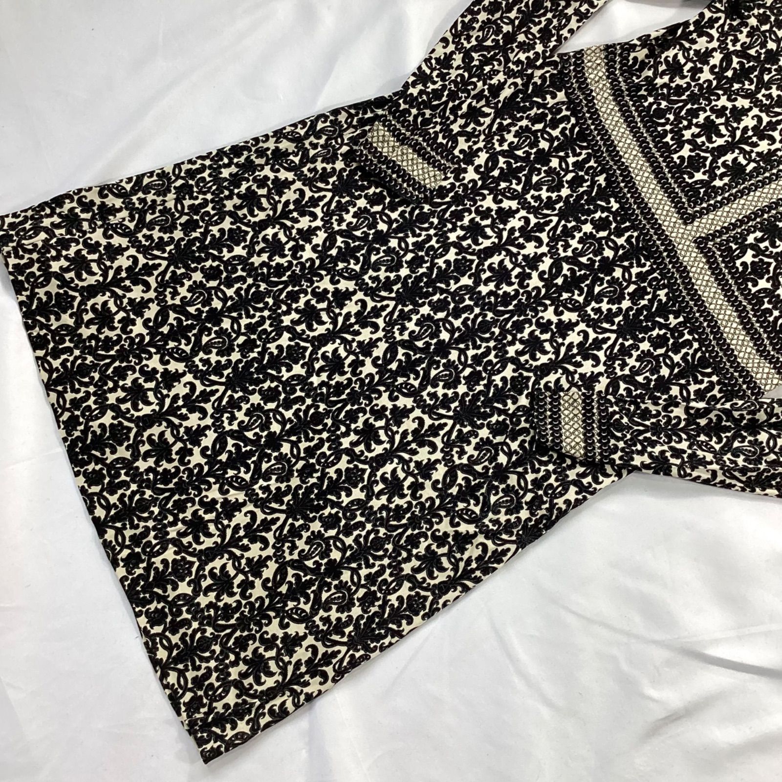 TORY BURCH トリーバーチ ワンピース 総柄 シルク100% - メルカリ