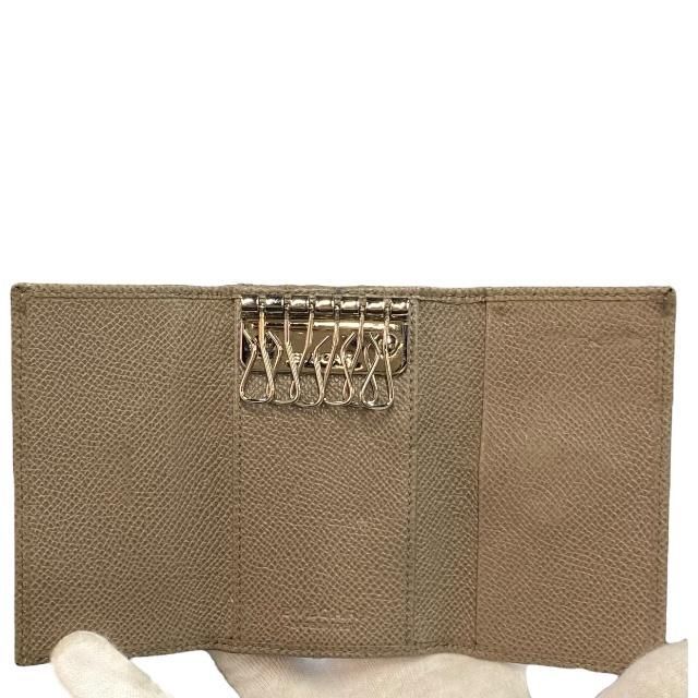 BVLGARI ブルガリ 6連 キーケース キーリング コンパクト ロゴクリップ