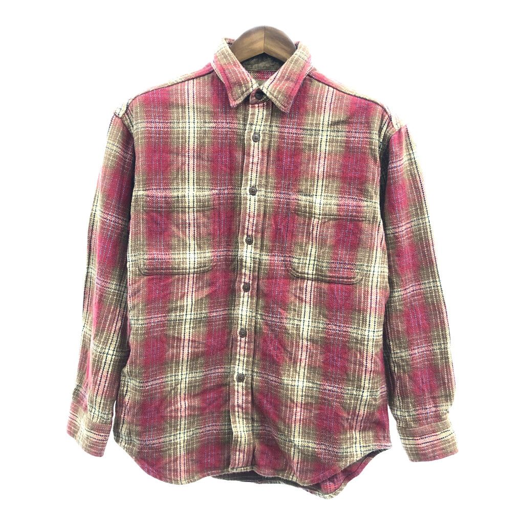 ST.JOHN'S BAY セントジョンズベイ ネルシャツ 長袖シャツ アメカジ チェック マルチカラー (メンズ MEDIUM) 中古 古着 Q0989
