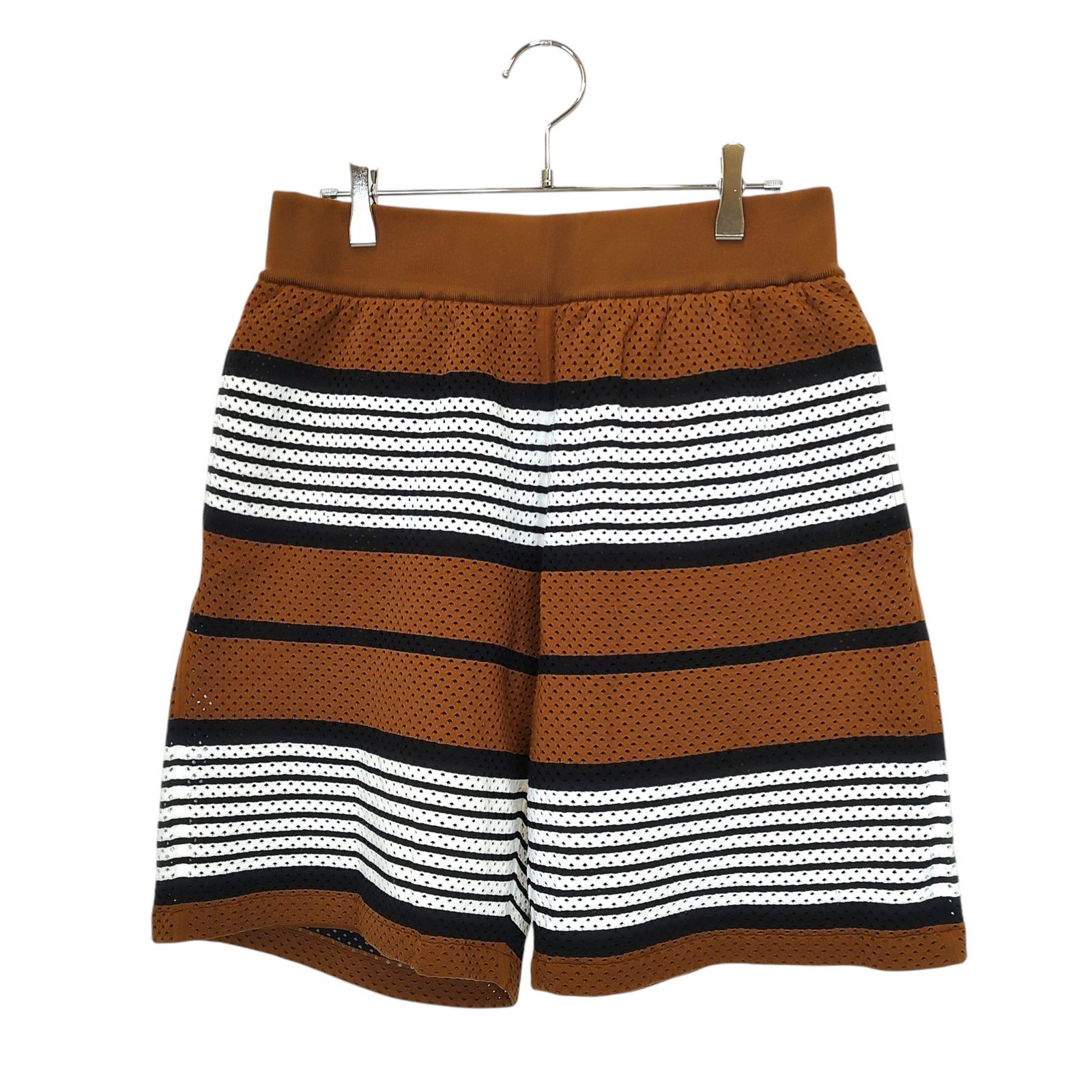 【美品】BURBERRY バーバリー 限定品 ボーダー ショートパンツ♡ BURBERRY バーバリー ボーダー バミューダ メッシュ ショート